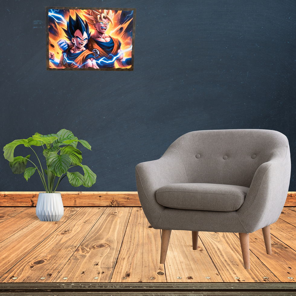 Miniature : Tableau Dragon ball  🔥⚡ Fusion d’énergie et d’art ⚡🔥 Voici notre dernière pépite : un tableau vibrant d’intensité, avec Gok