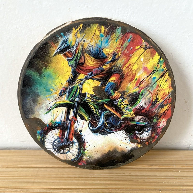 moto cross format rond