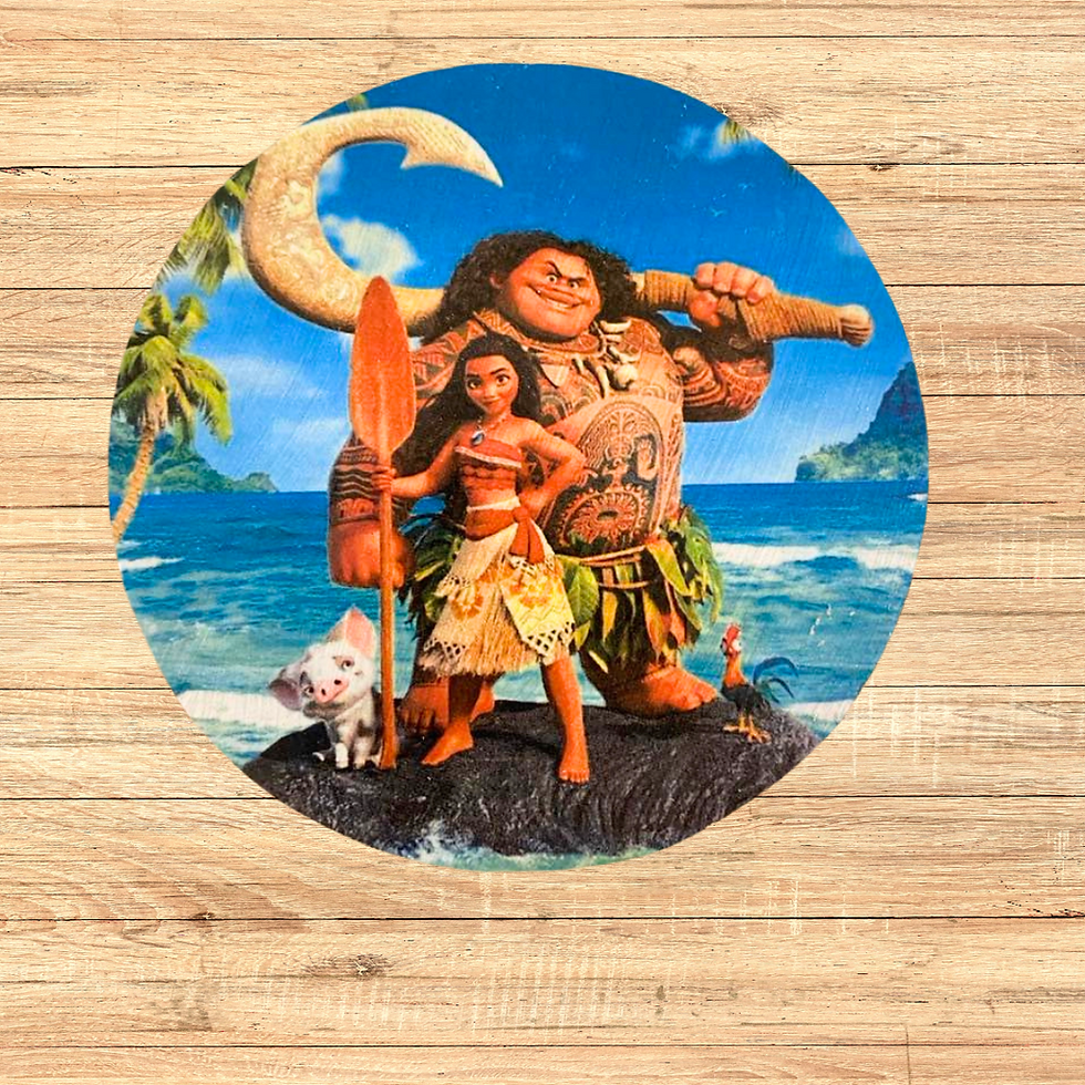 Miniature : Dessous verre  Vaiana   Envie d’évasion sur votre table ? Notre nouveau dessous-verre vous transporte directement au cœur du