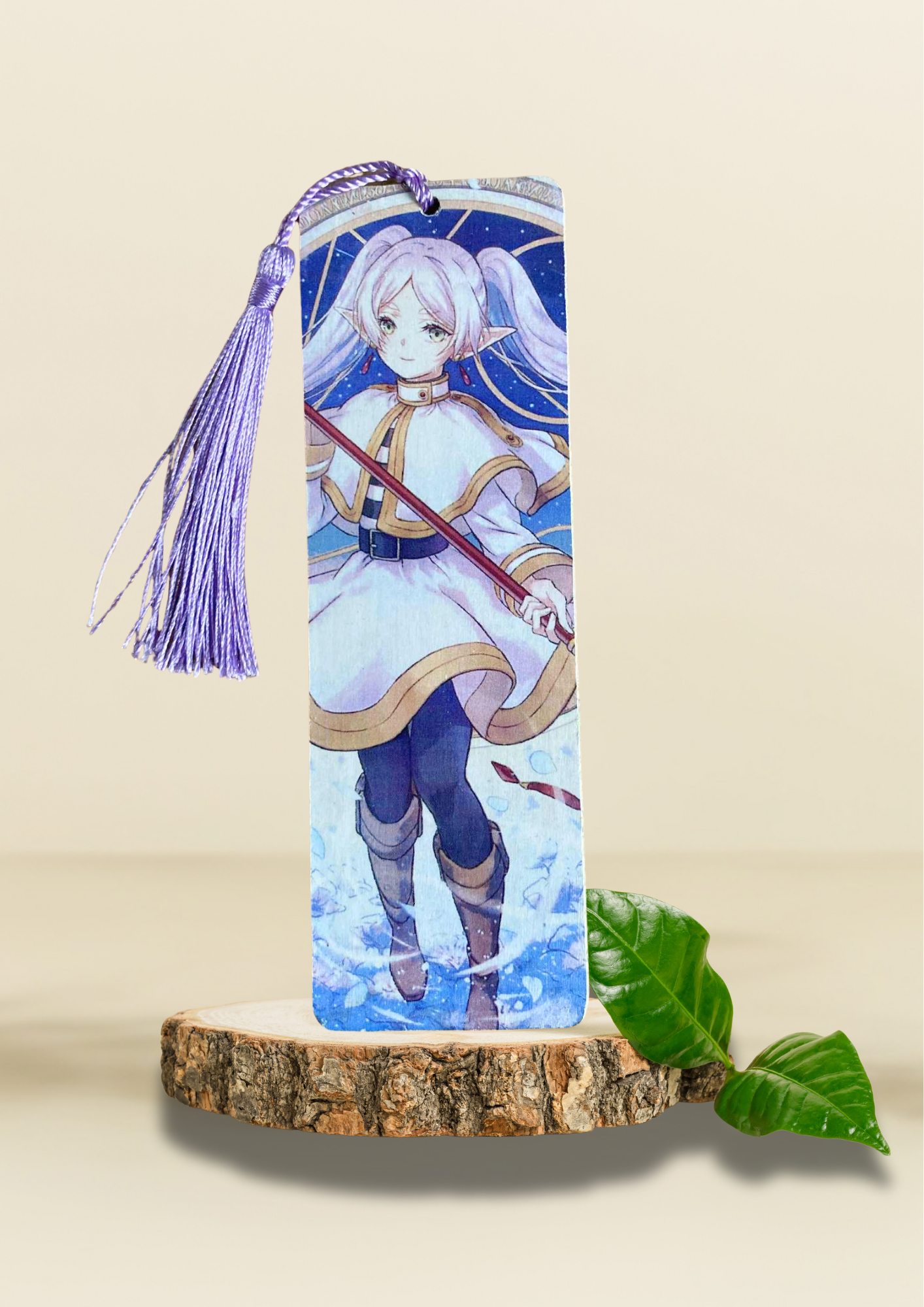 Marque page Frieren  Plonge dans la sérénité et la nostalgie du manga Frieren: Beyond Journey’s End avec ce marque-page Frier