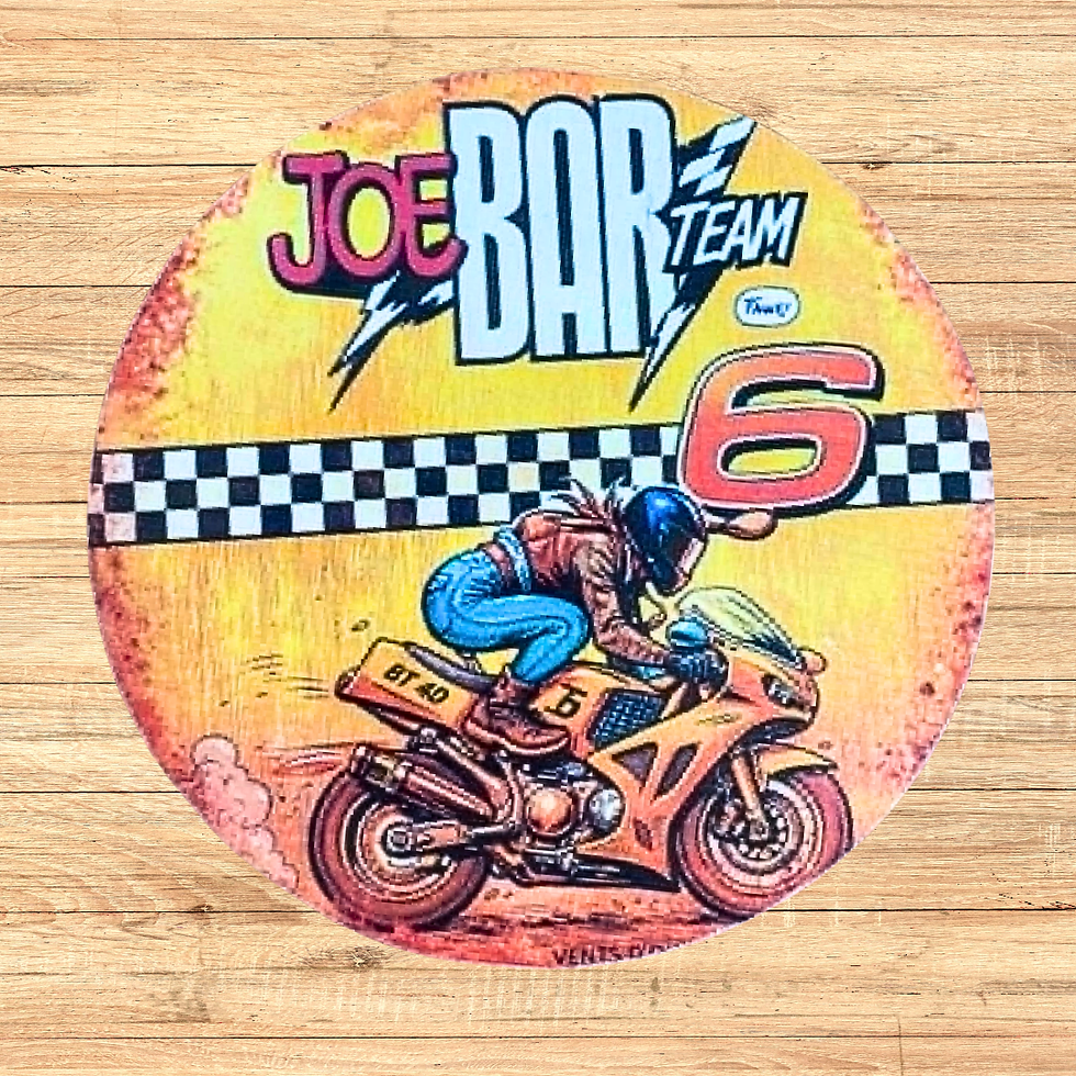 Dessous verre  Joe Bar  🏍️💨 Les vrais motards le savent... une pause café sans Joe Bar Team, c'est un peu comme une moto sa