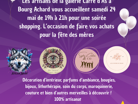 🎉 OUVERTURE SPÉCIALE – SOIRÉE SHOPPING À BOURG ACHARD ! 🎁✨