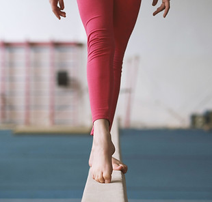 Gymnast Balancing Beam