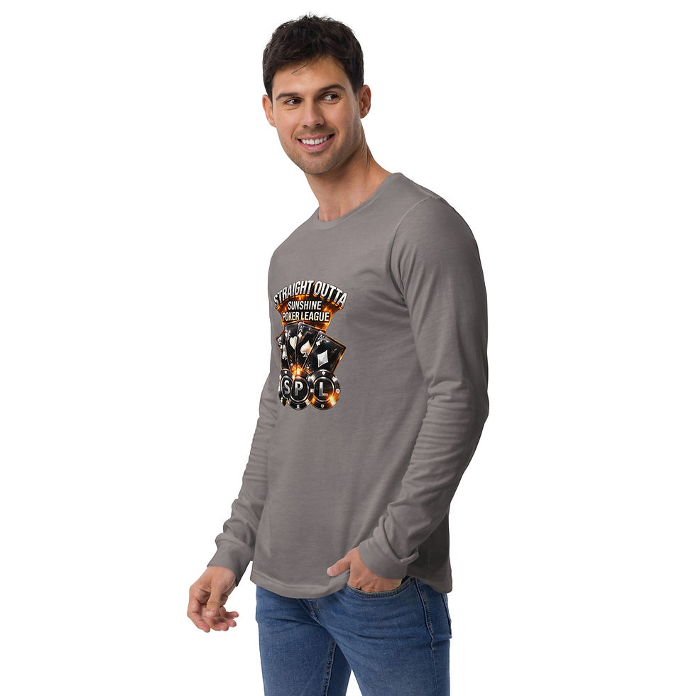 Thumbnail: SPL Straight Outta Sunshine Poker League Unisex Long Sleeve Tee