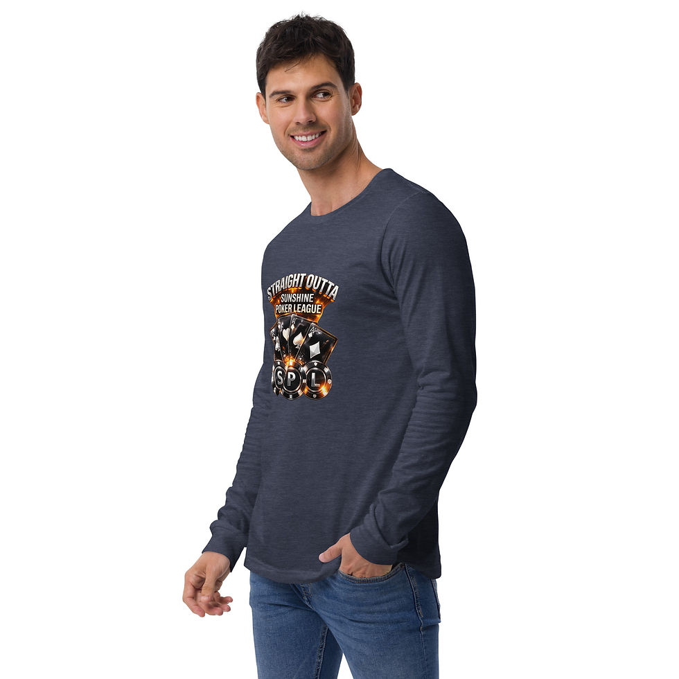 Thumbnail: SPL Straight Outta Sunshine Poker League Unisex Long Sleeve Tee