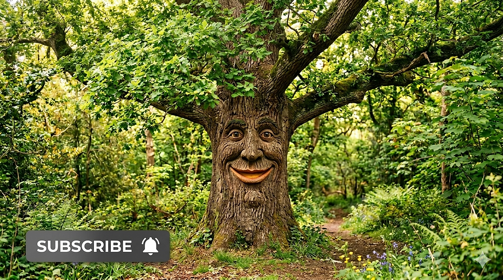 A laughing tree