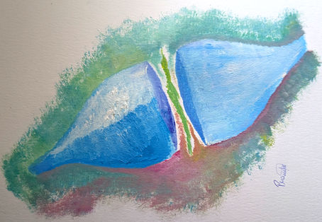 An abstract artwork about nerve synapses