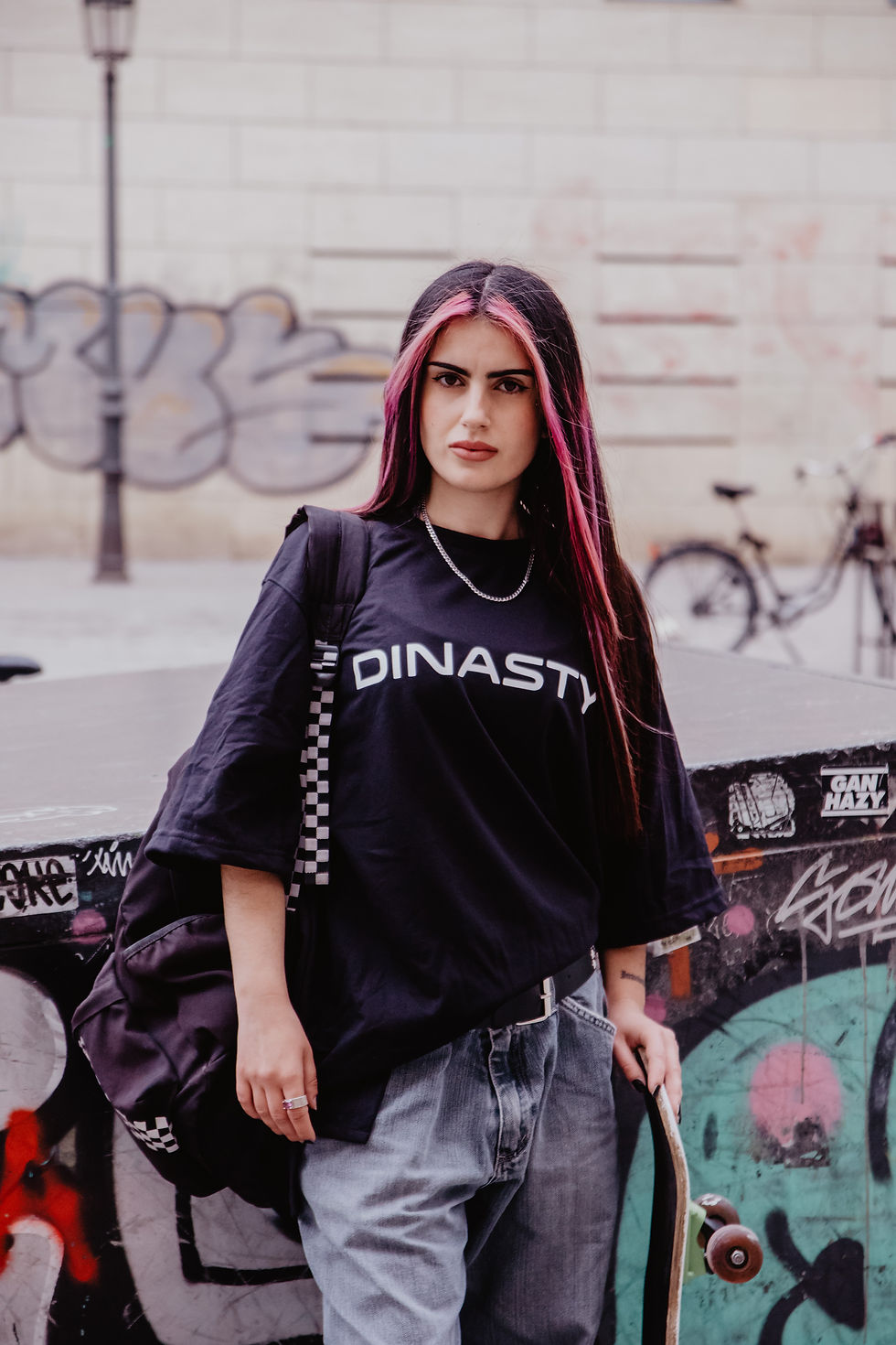 Miniatura: CAMISETA OVERSIZE NEGRA DINASTY MD1