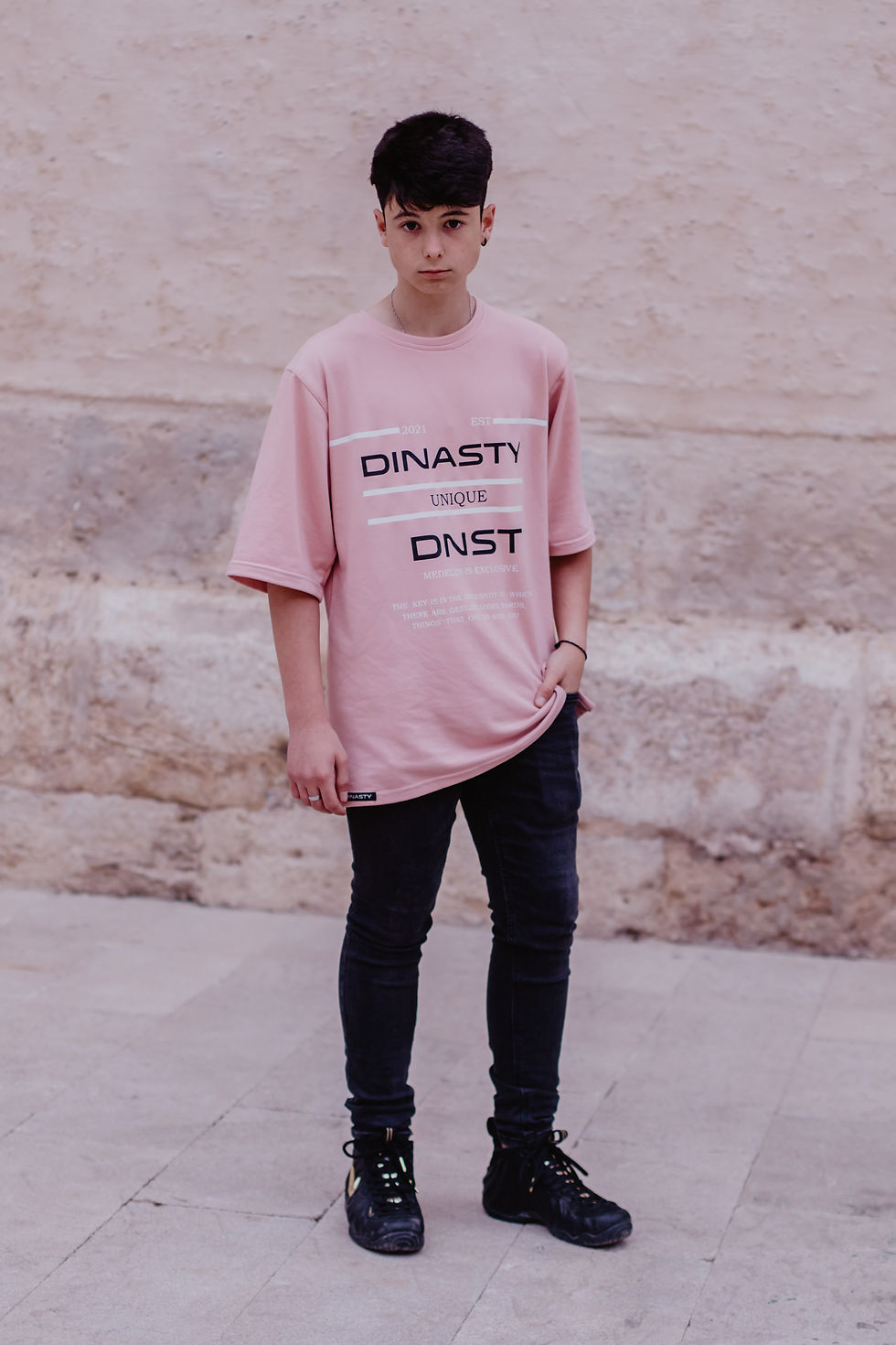 Miniatura: CAMISETA OVERSIZE ROSA PALO DINASTY UNIQUE