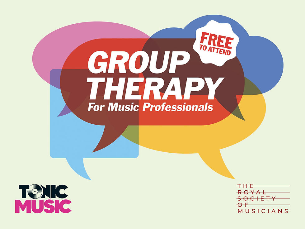 2027 Date for Group Therapy for music professionals