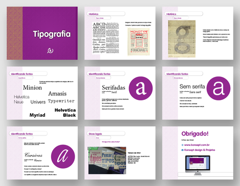 Palestra sobre tipografia
