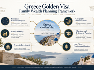Greece Golden Visa for Family Wealth Planning and Backup Residency