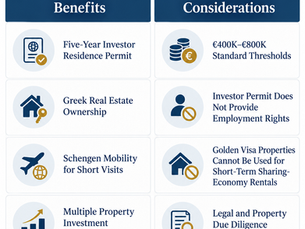 Greece Golden Visa in 2026: Is the Investment Still Worth It?