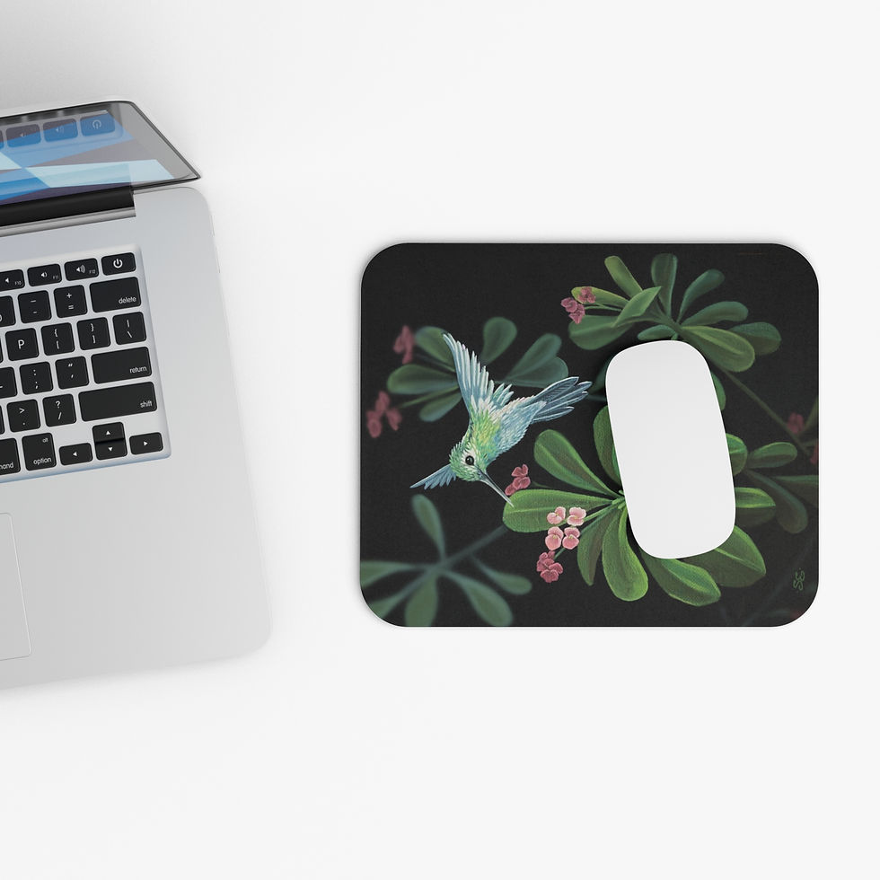 Thumbnail: Hummingbird #2 Mouse Pad (Rectangle)