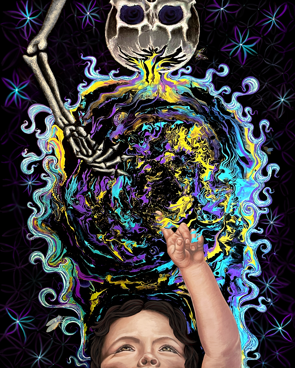 Thumbnail: Pareidolia | Original Painting | 36 x 24 in.