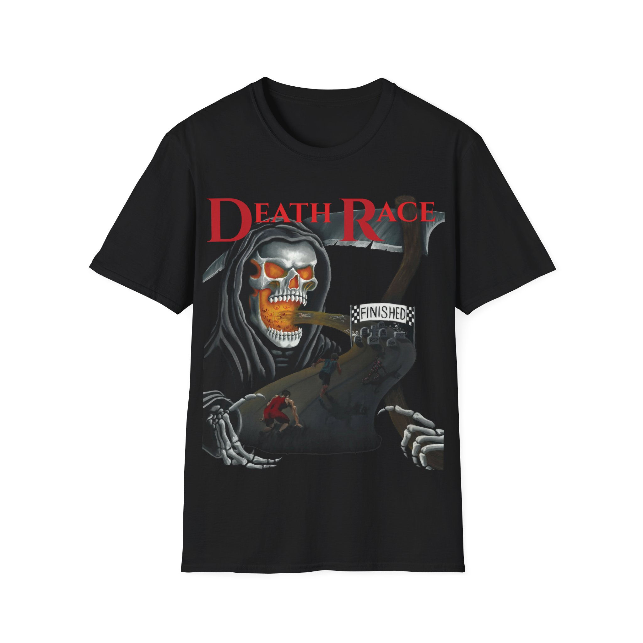 Death Race Softstyle T-Shirt (Clean Version of Race to Your Death)