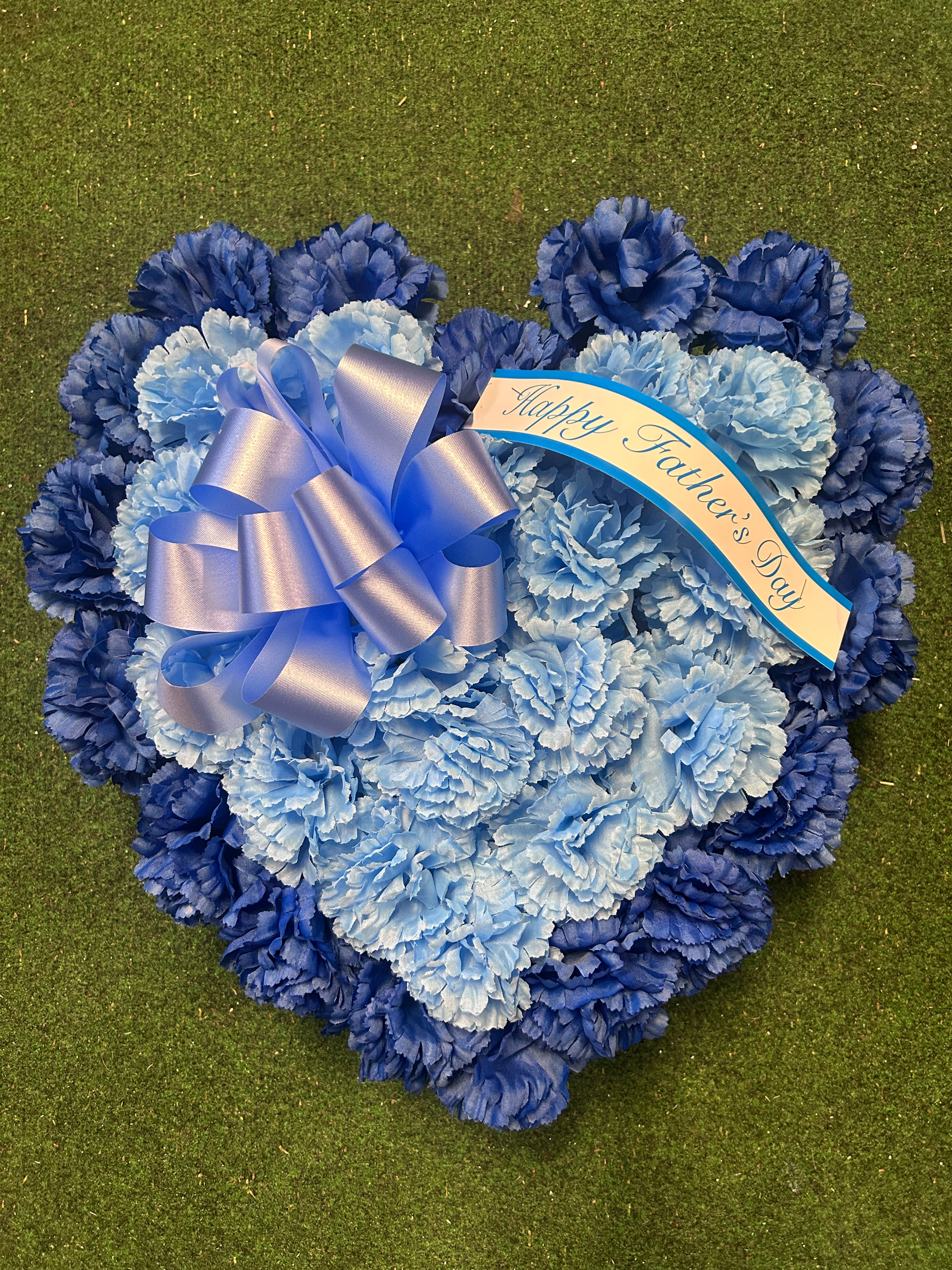 Father’s Day heart of flowers 