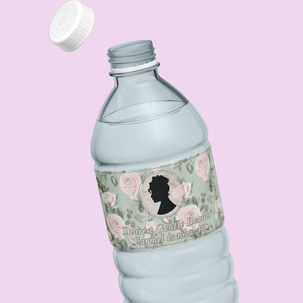 Personalised Bridgerton Drink Labels (4 per sheet)