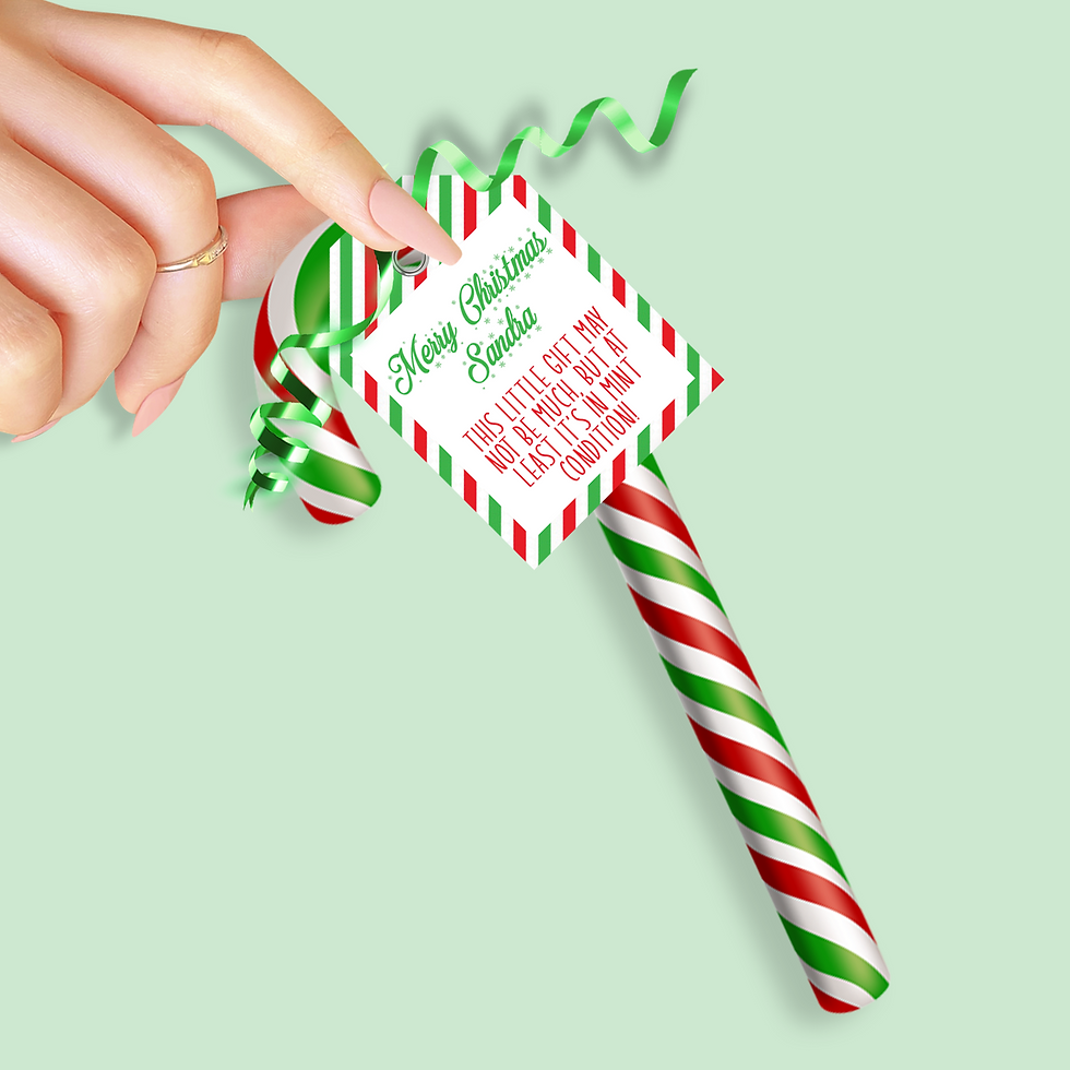Personalised Candy Canes
