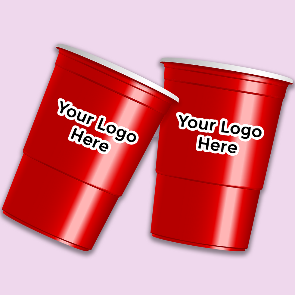 Custom Branded Red Cups