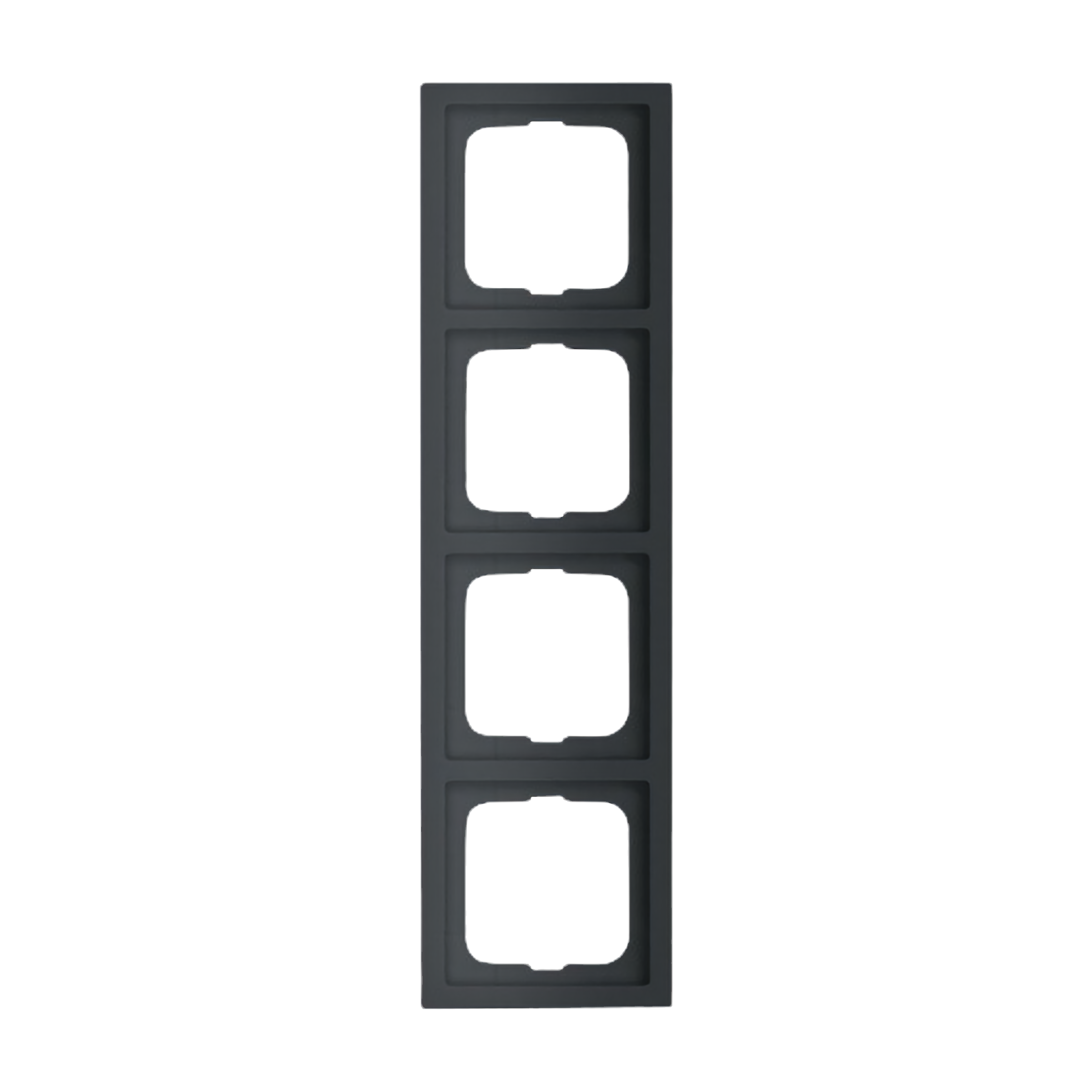 Busch-Jaeger 1724-885K future® linear-Rahmen 4-fach schwarz matt