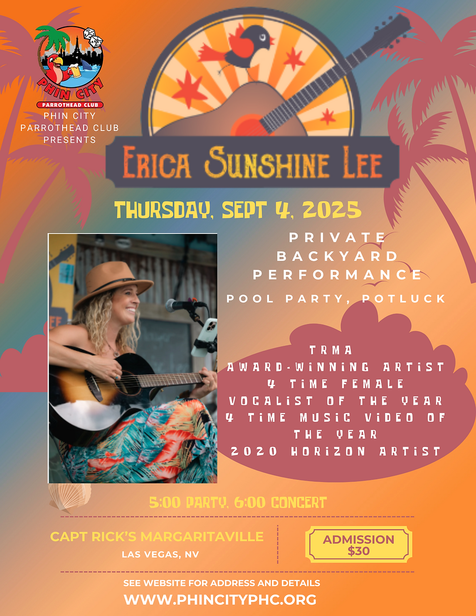 Erica Sunshine Lee House Concert