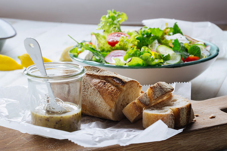 Salad And Bread