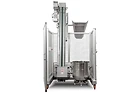 Elevador de cazos Starmix, vista principal de maquinaria industrial ascensores y volquetes para panaderías y pastelerías