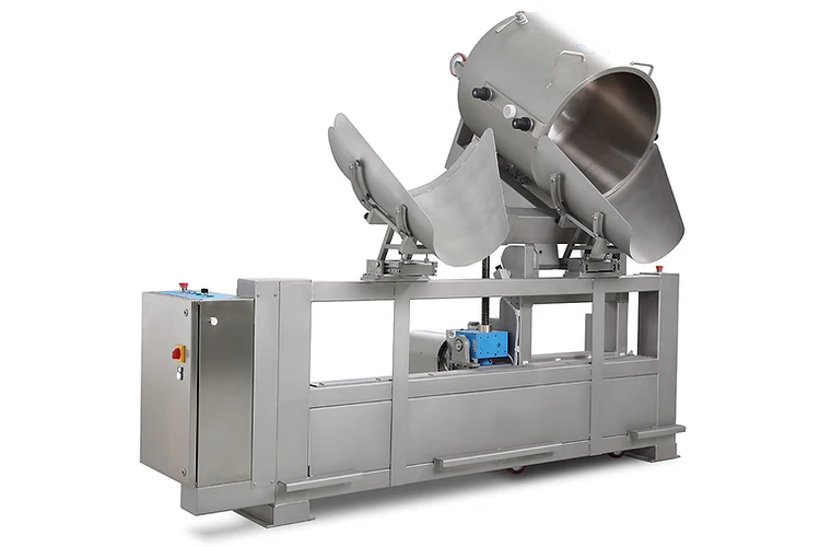 Volquete translador Starmix, vista principal de maquinaria industrial ascensores y volquetes para panaderías y pastelerías
