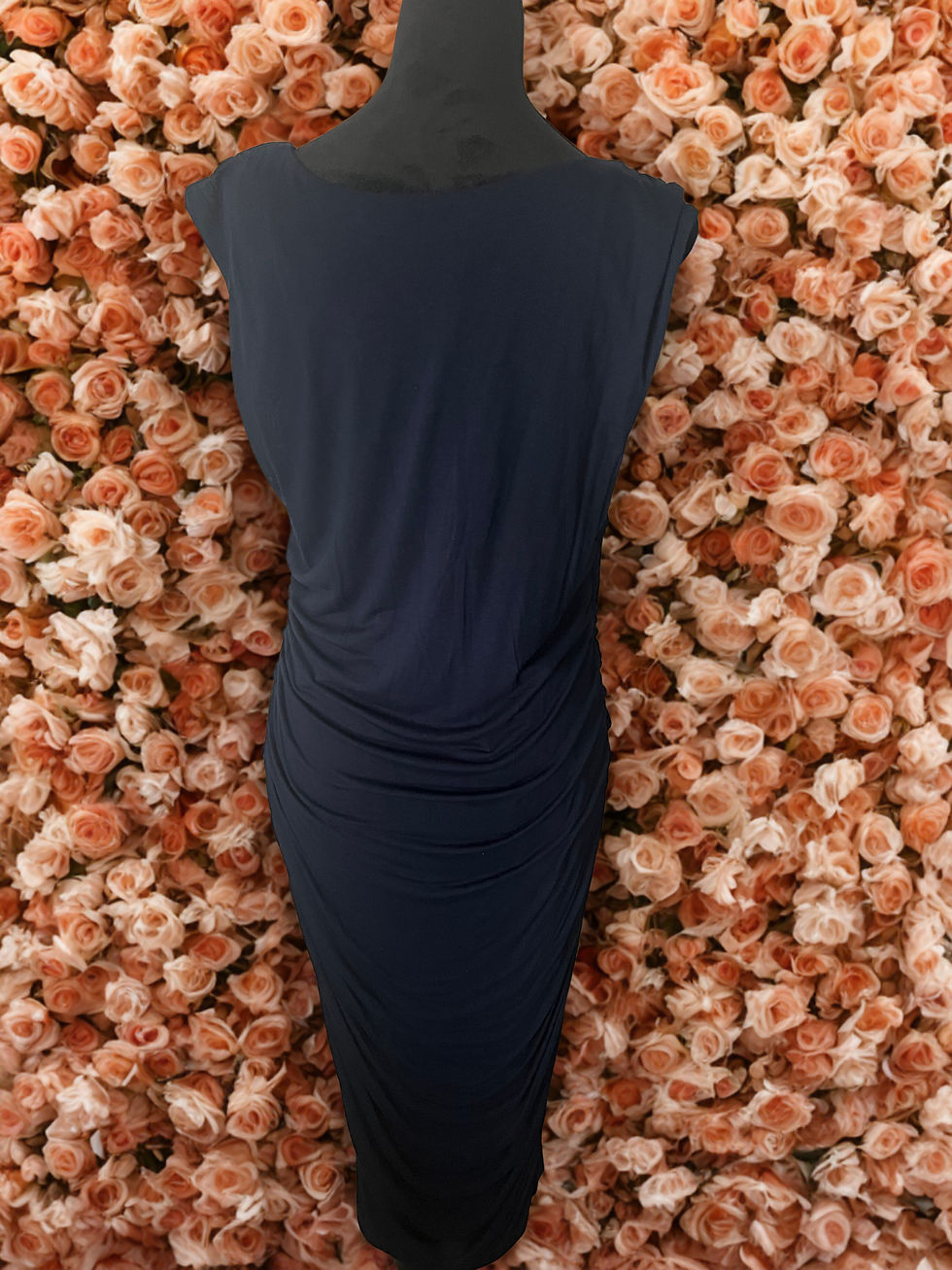 Thumbnail: Rich Navy Ruche Dress - Never Worn