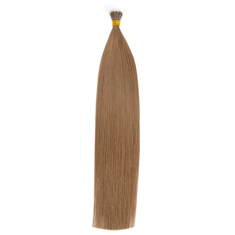 Thumbnail: 18in Nano Hair Extensions N#6 Medium Blonde Sahara 50g