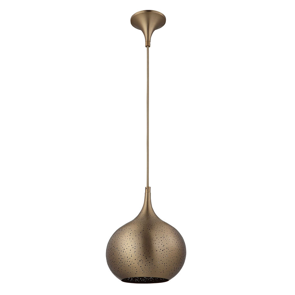 Thumbnail: Golden Onion, 1 Lt Pendant - Small