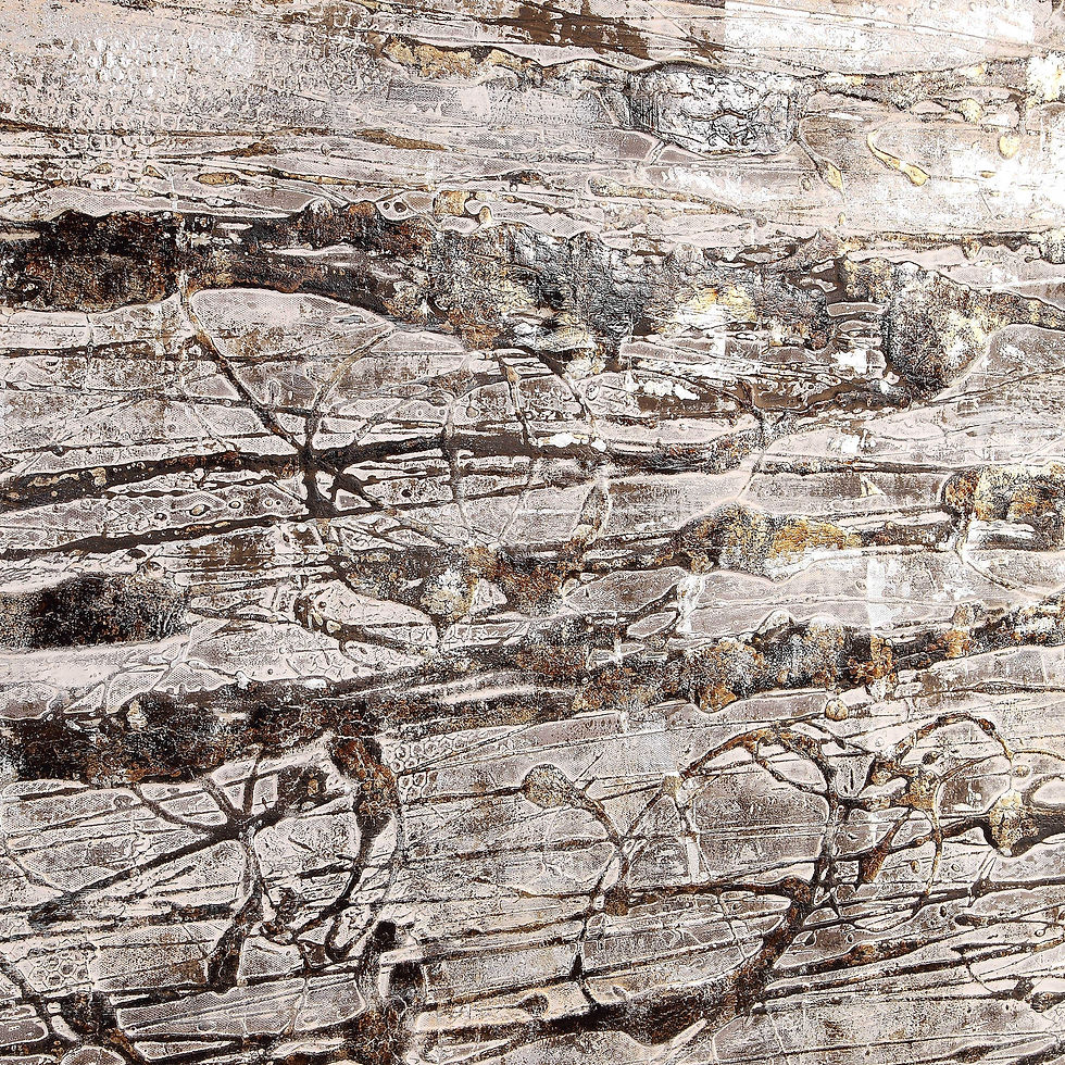 Thumbnail: Scribbles Hand Painted Canvas