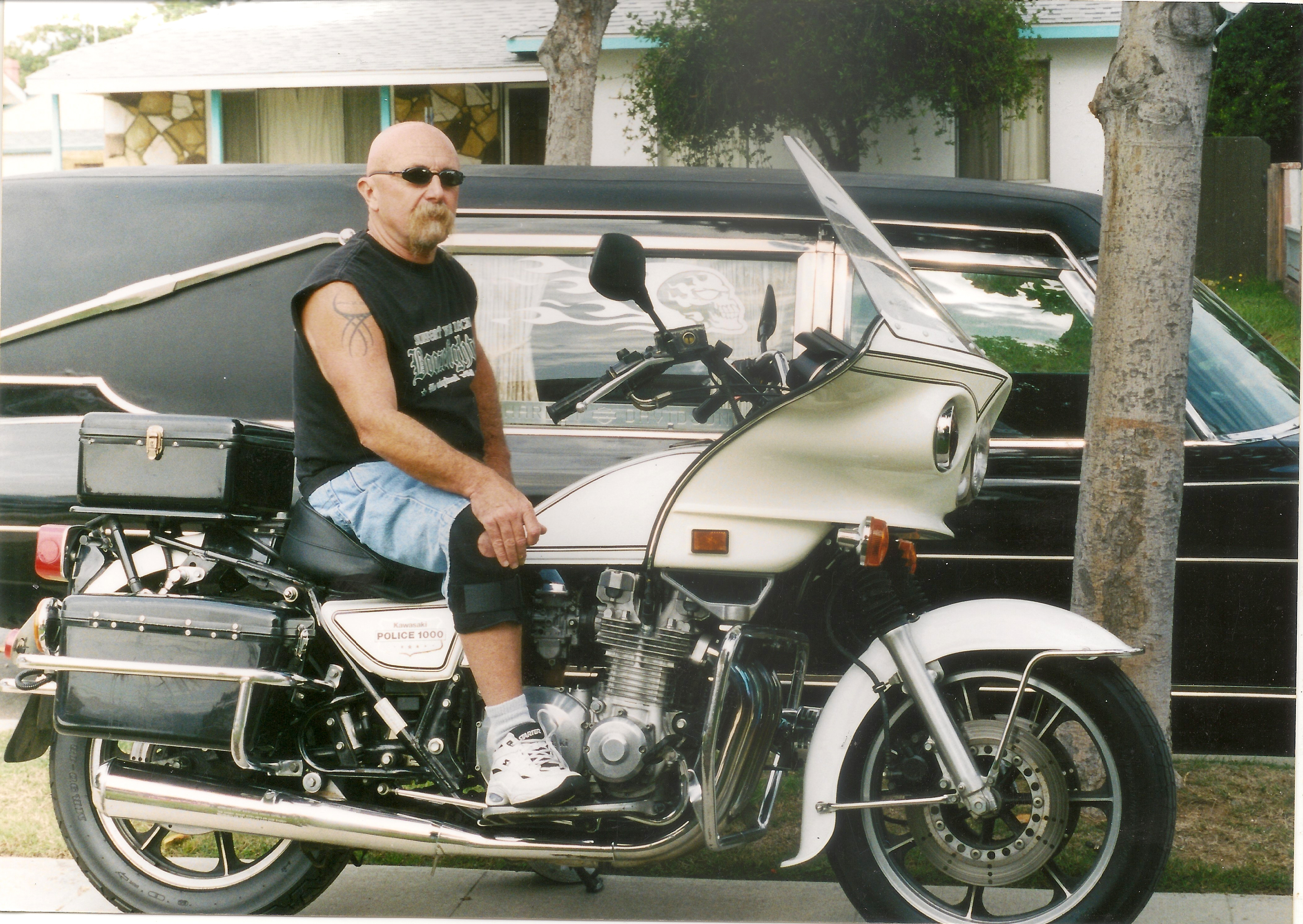My Kawasaki cop bike...