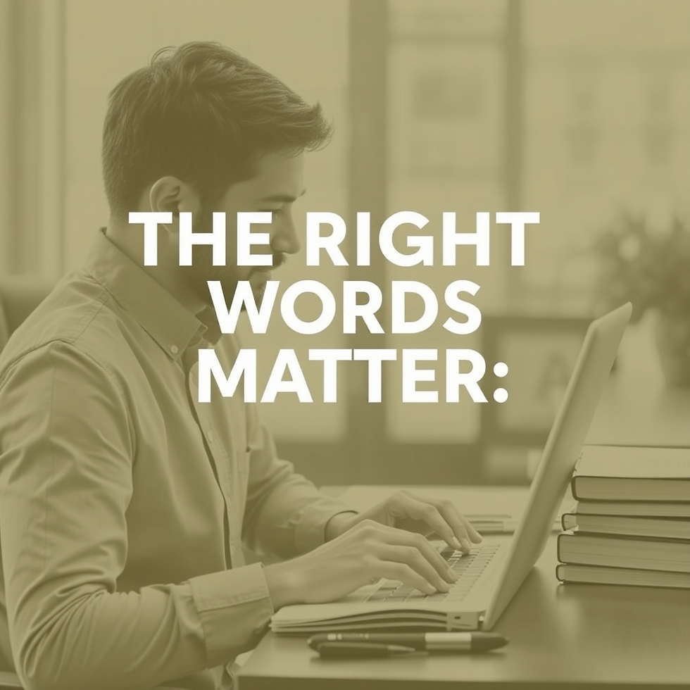 The Right Words Matter: Why Professional Content & Copywriting Make a Difference