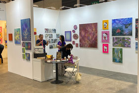 Gallery G-77 at Affordable Art Fair Hong Kong (collaboration with GINZA GALLERY G2)