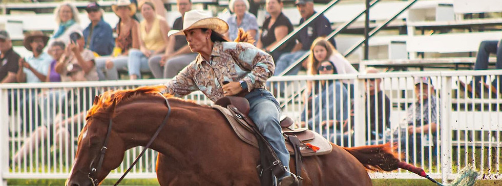 Rachel Olyarnyk at Ride Like a Mother Barrel Racing