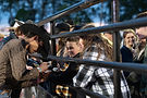 Bull Riders signing hats at Bull Ri
