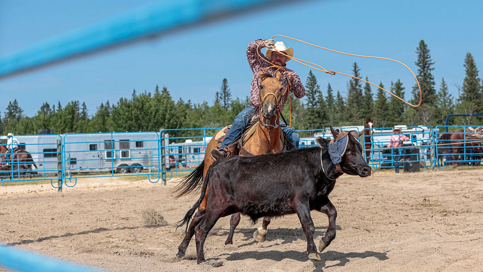 Team Roping at Heartland Rodeo