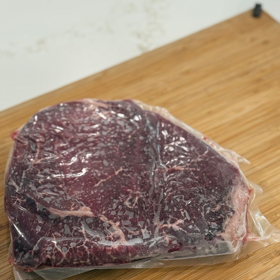 Vacuum Sealed Sirloin Steak at Benner Beef in Steinbach, Manitoba