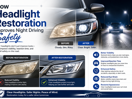 How Headlight Restoration Improves Night Driving Safety