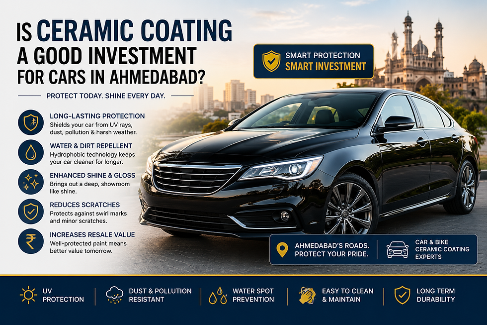 Is Ceramic Coating a Good Investment for Cars in Ahmedabad?