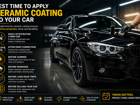 Best Time to Apply Ceramic Coating to Your Car