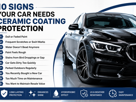 Signs Your Car Needs Ceramic Coating Protection