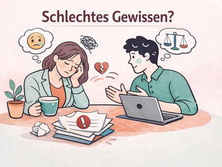 So fühlt sich schlechtes Gewissen an.