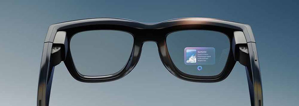 Meta Ray-Ban Display AI glasses with EMG Neural Band wristband showing smart display technology and gesture control for wireless dealers