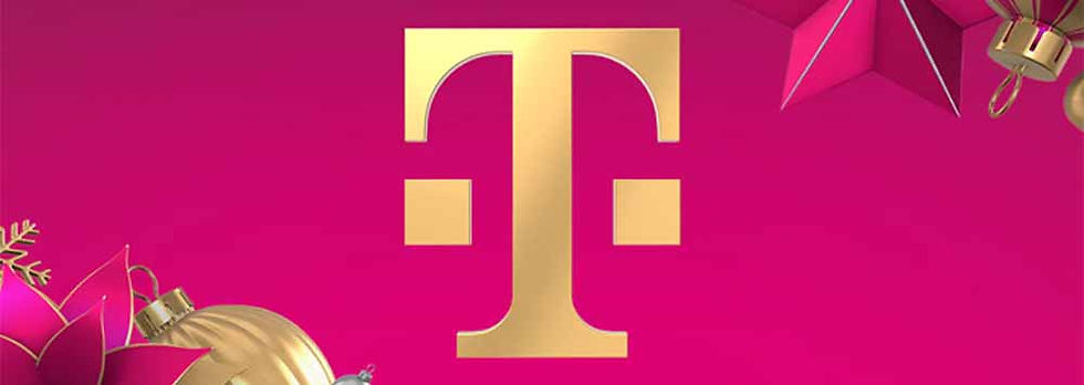 T-Mobile Essentials and Magenta plan pricing table for four lines showing $120-$190 monthly costs with unlimited data and 5G access