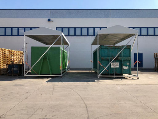 PRODUZIONE COPERTURE SFILABILI PER CONTAINER O CASSONI SCARRABILI AZIENDALI A PADOVA