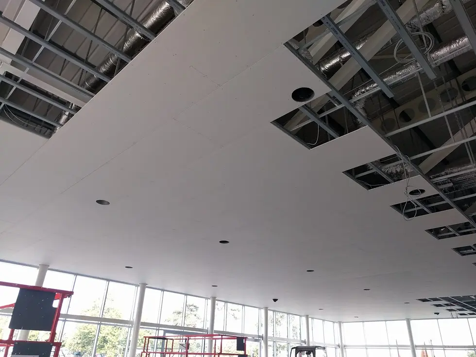 mf ceiling in a building