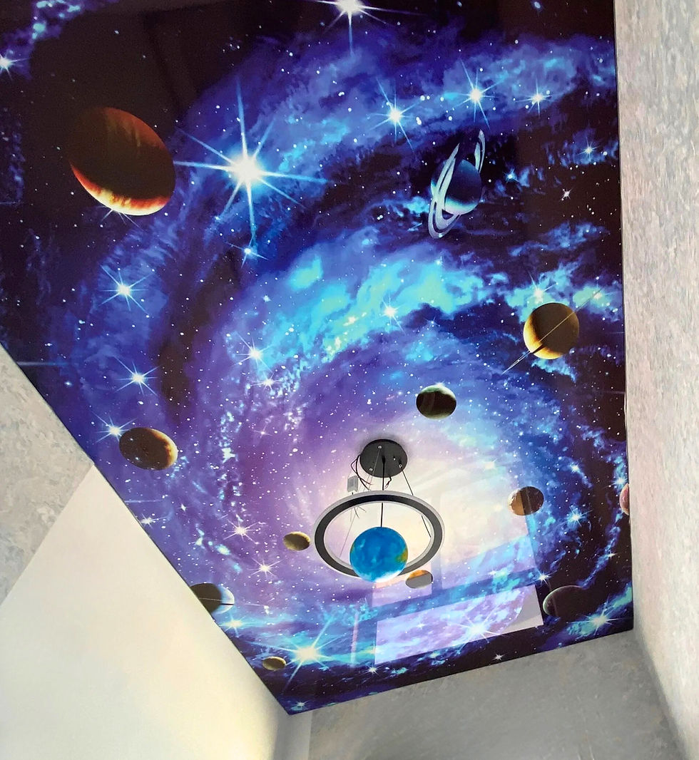 galaxy custom print stretch ceiling